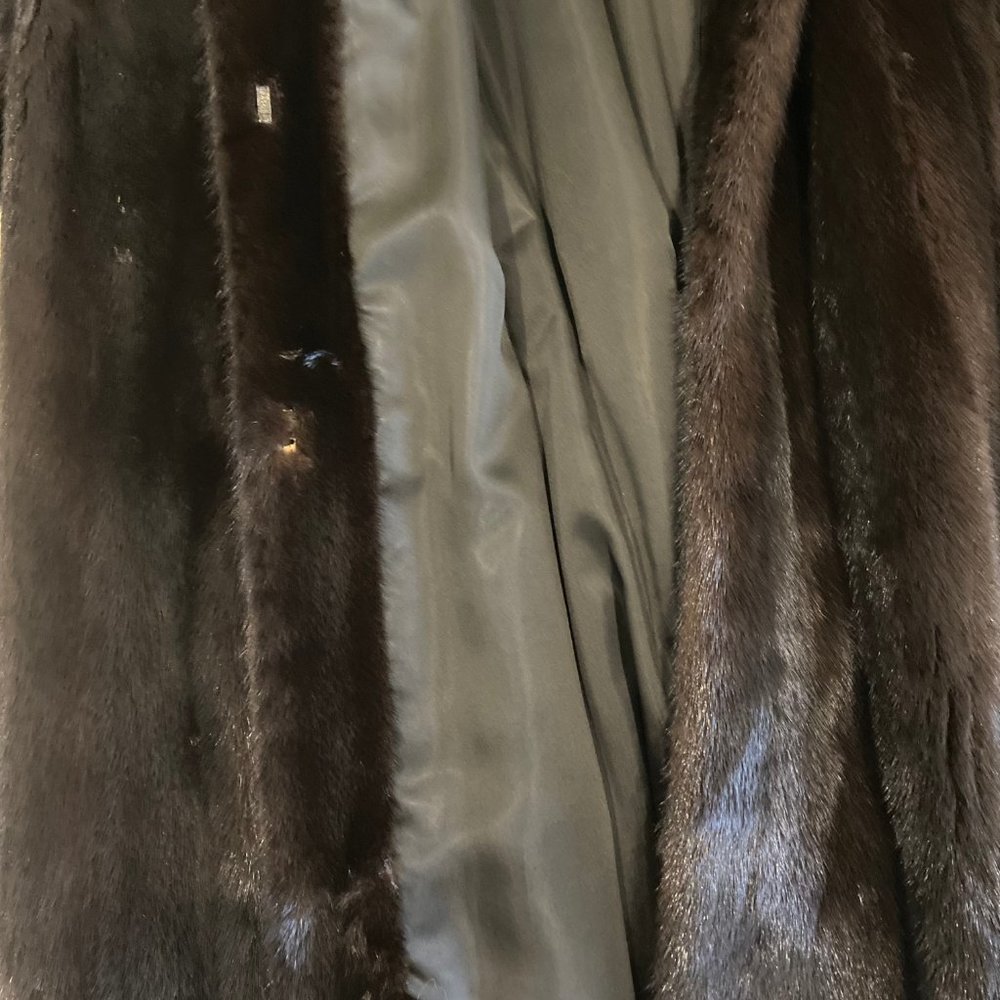 Mahogany Mink Swing Coat - Picture 8 of 14